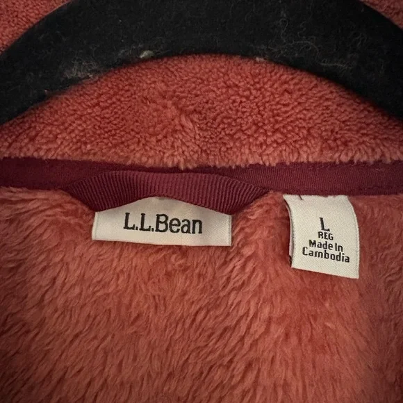 LL Bean Hi-Pile Fleece Jacket - Picture 5 of 6